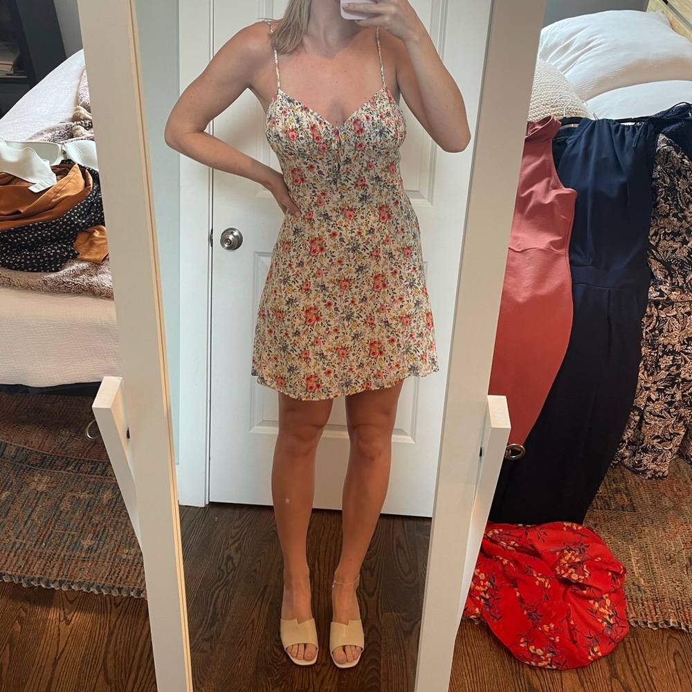 Floral mini dress